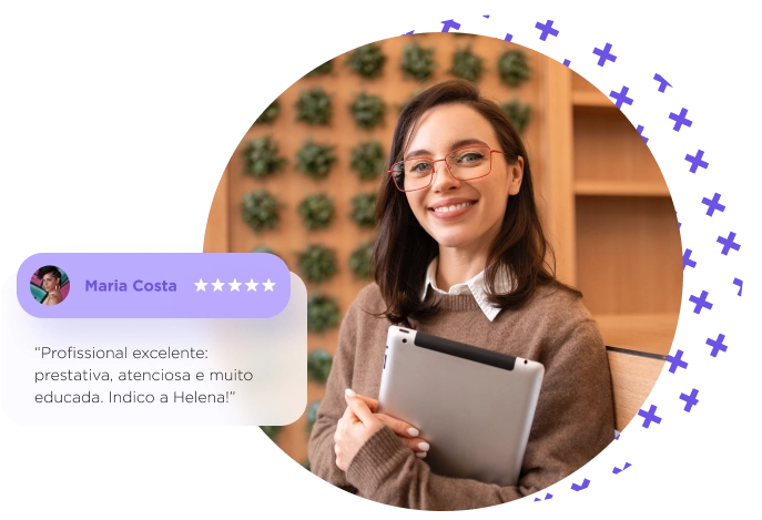 Profissional excelente prestativa, atenciosa e muito educada, indico a helena